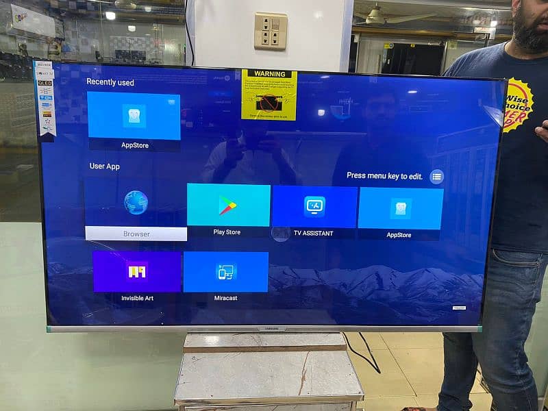 65 INCH LED TV ANDROID TV LATEST MODEL 3 YEAR WARRANTY 03001802120 3