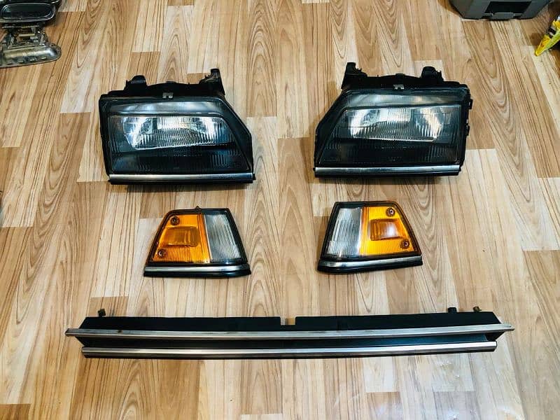 Honda Civic 1986 1987 Japanese Front Headlights Grill Forsale 10