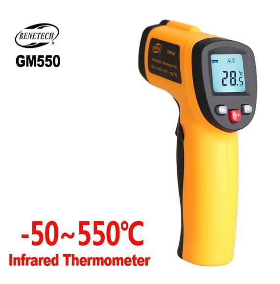 GM550 IR Infrared solar Thermometer Temperature Digital 0
