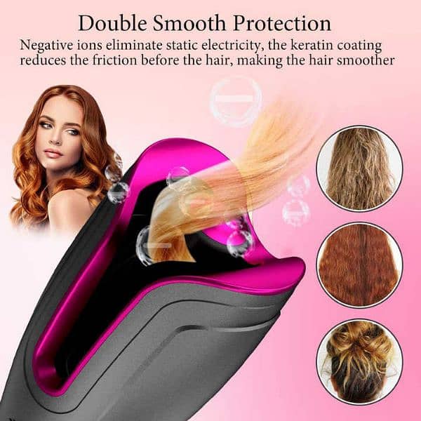 Iron Hair Curler Wave Formers Curler Hair Rollers  Wavy Auto Rotating 1