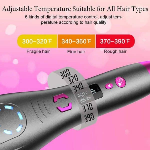 Iron Hair Curler Wave Formers Curler Hair Rollers  Wavy Auto Rotating 4