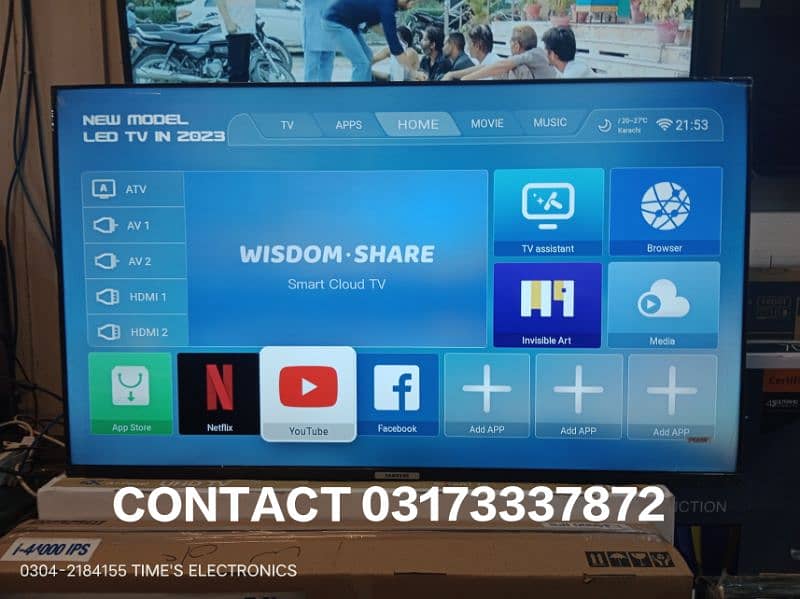 New 65 inch android smart led tv new model 2024 0