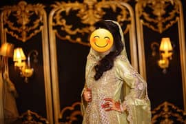 Walima maxi with tail design