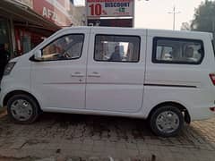 zero-meter Karwan Plus Changan Van 2023 model is available for rent,