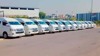 New Models Cars Hiace Grand cabin Brv Coster Bolan prado Avilable Rent