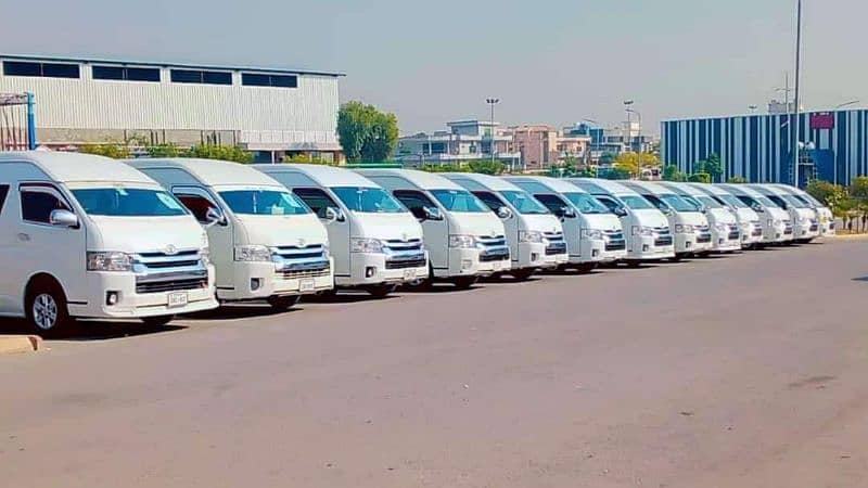 New Models Cars Hiace Grand cabin Brv Coster Bolan prado Avilable Rent 0
