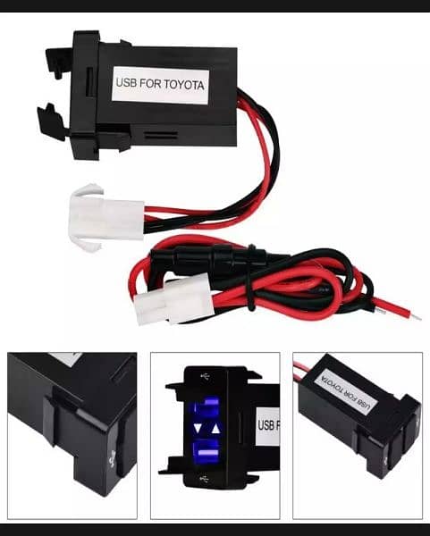 Dual USB Computer 12v Charger Socket Waterproof Power Outlet A 2