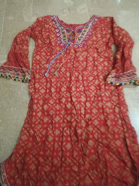 embroidery lawn fabric shirts and kurtis condition 10/10 best fabric 17