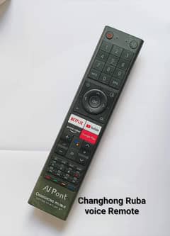 Chang Hong Ruba Haier Sony Remote Control | Voice | TV| LCD | LED 0