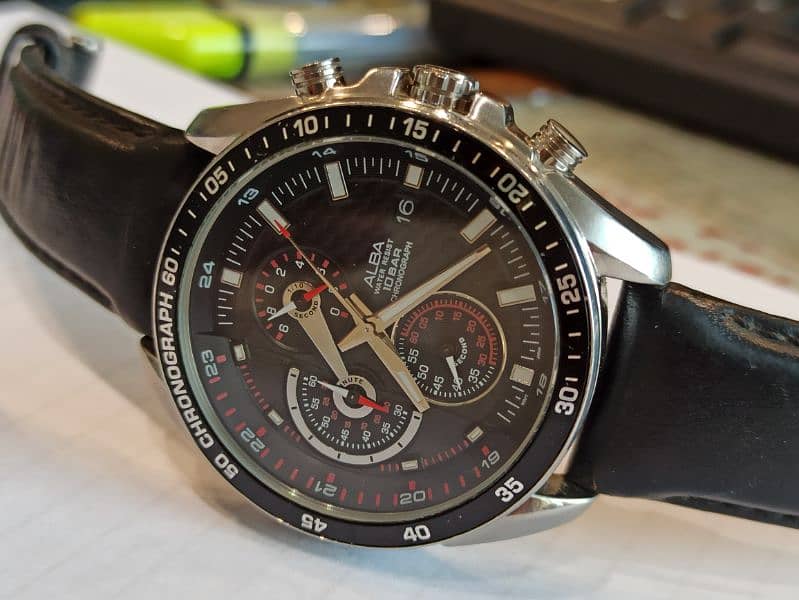 Alba chronograph 100M watch original 3