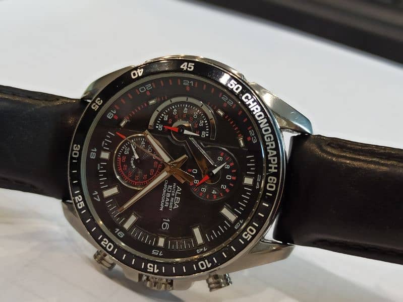 Alba chronograph 100M watch original 5