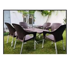 Folding Table with  Set of chairs  (6)
