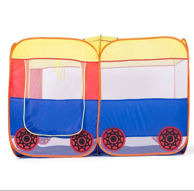 Pop up tent Playhouse for Kids - Bus Shape - 54 x 37 x27 inches 3