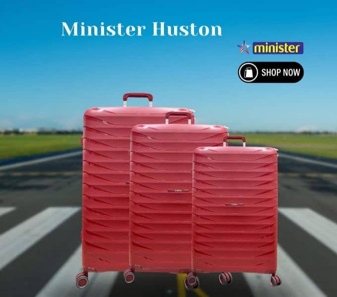 Fiber suitcase - Luggage set - Attachi - bags - Travel suitcase 6