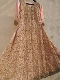 Bridal maxi/Wedding dress/bridal lehnga/ groom bridal maxi