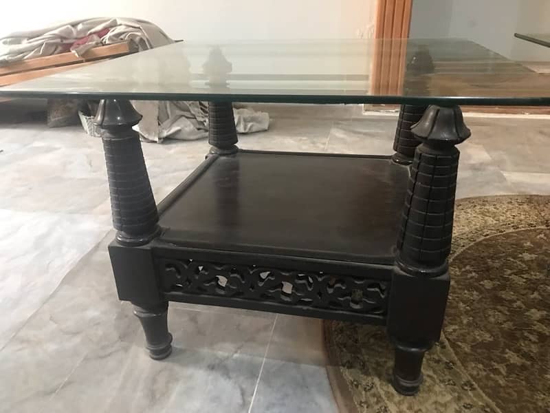 Glass Top Center Table 0