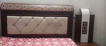 Bed Set (CNC Design) Heavy Wooden