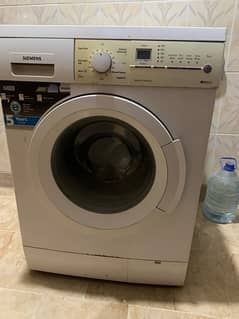Siemens fully automatic washing machine.