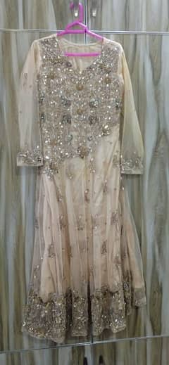 Bridal Maxi with fully Embroidered