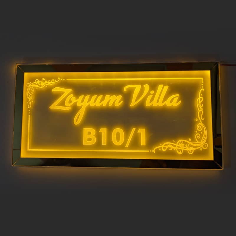 Led House/Office Name Plate 5
