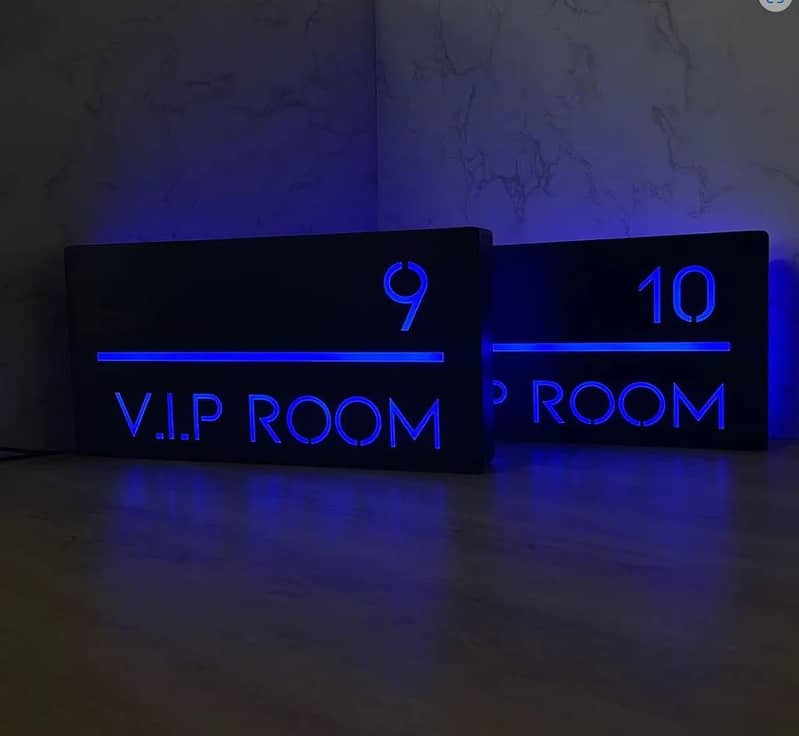 Led House/Office Name Plate 13
