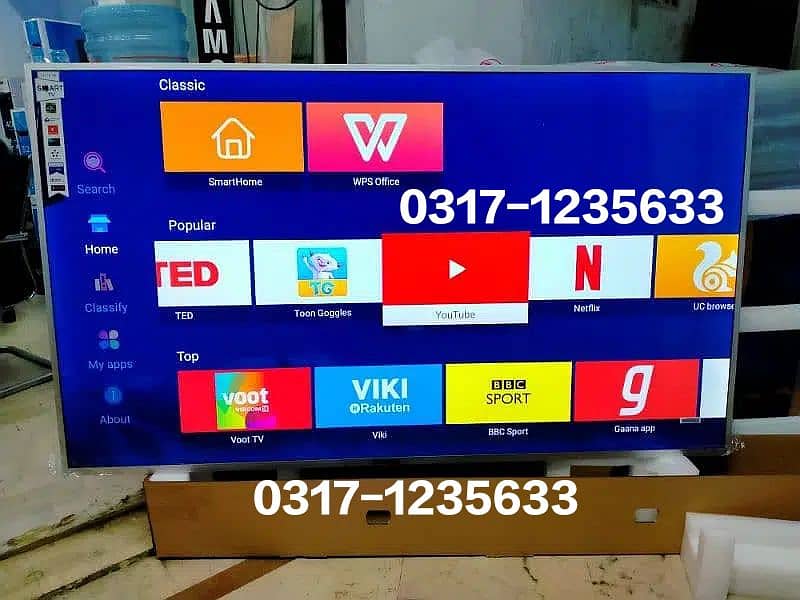 55" INCH Android led Tv UHD 4k Model 2024 (32" 42" 48" 65" 75" 86") 2