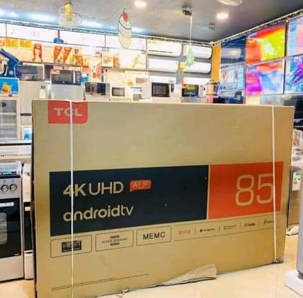 Today offer 65 Android UHD HDR TCL led tv 03044319412 WER 1