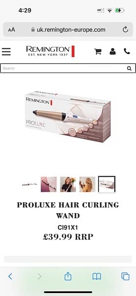 Remington ProLux Curler 0