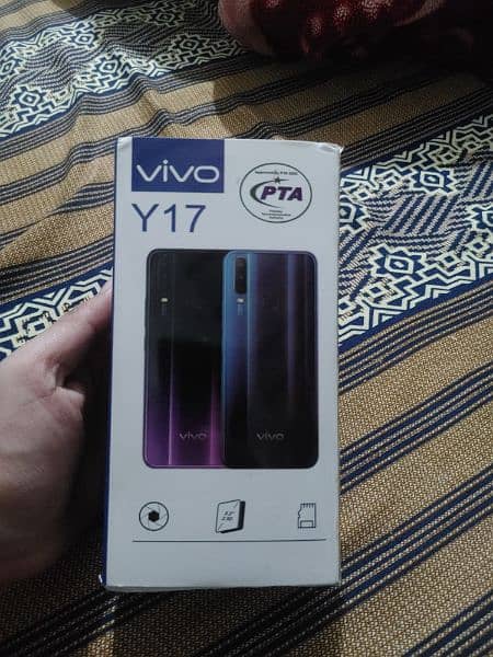 vivo y17 8gb 256gb with box charger 5