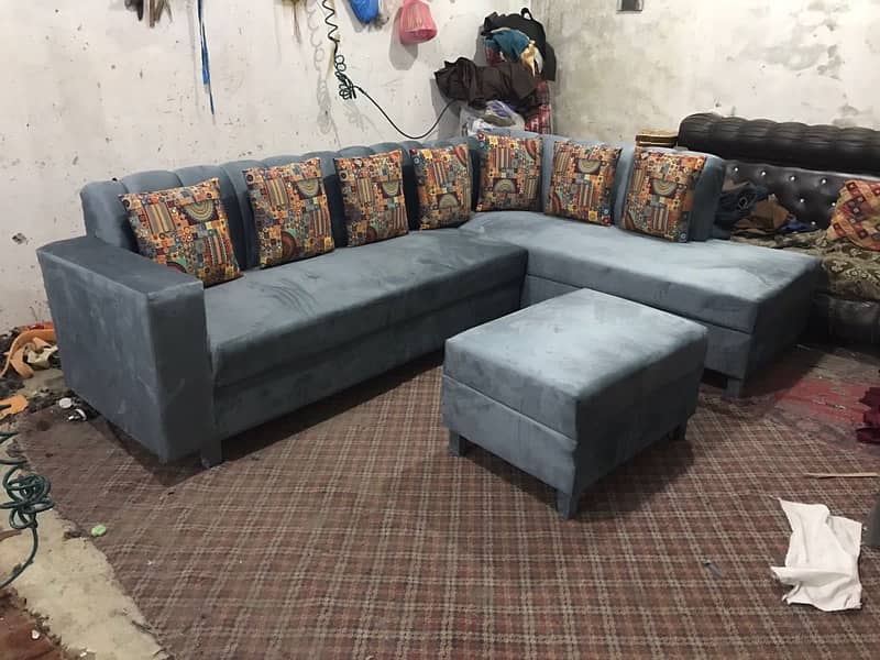 L shape sofa/sofa set/wooden sofa/sofa cum bed/6 seater sofa 0