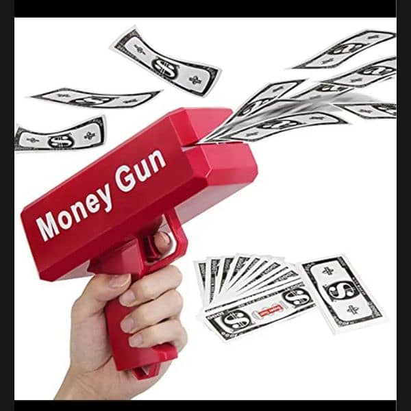 Super Money gun Machine toy battery operated 1