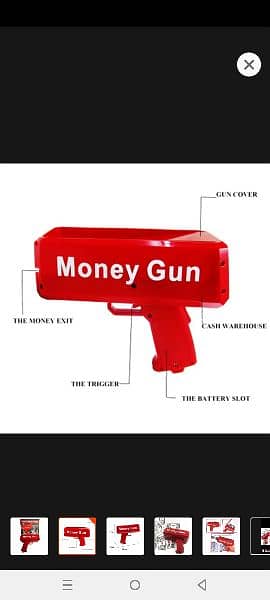 Super Money gun Machine toy battery operated 6