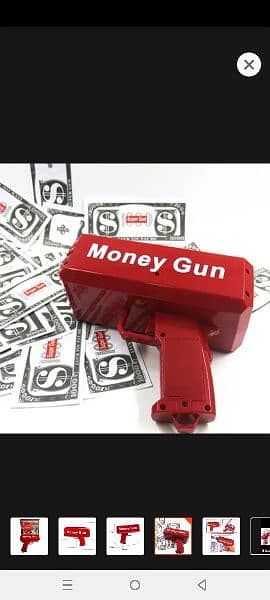 Super Money gun Machine toy battery operated 8