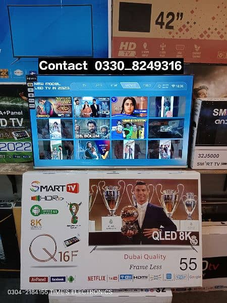 New 55 inch android smart led tv new model 2024 2