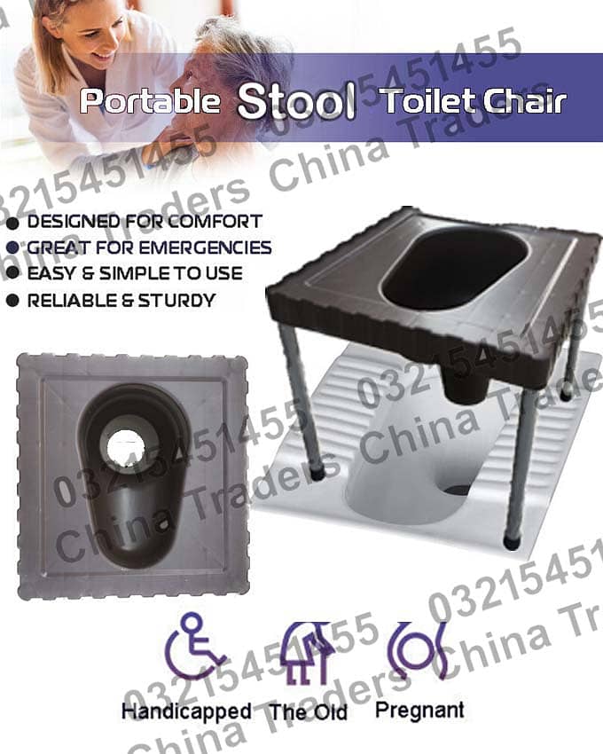 Bathroom chair for discount patients