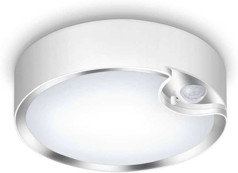 IP54 Flush Wall Mounted PIR Sensor Oval Bulkhead LED Light 7