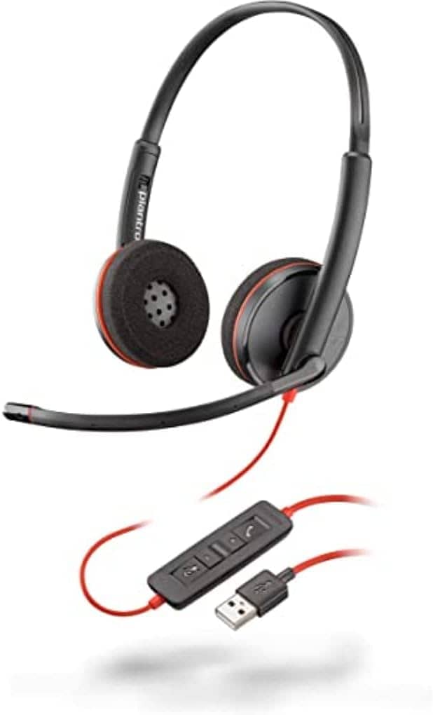 Call Center Bluetooth Headset, Wireless Noise Canceling Headphones 9