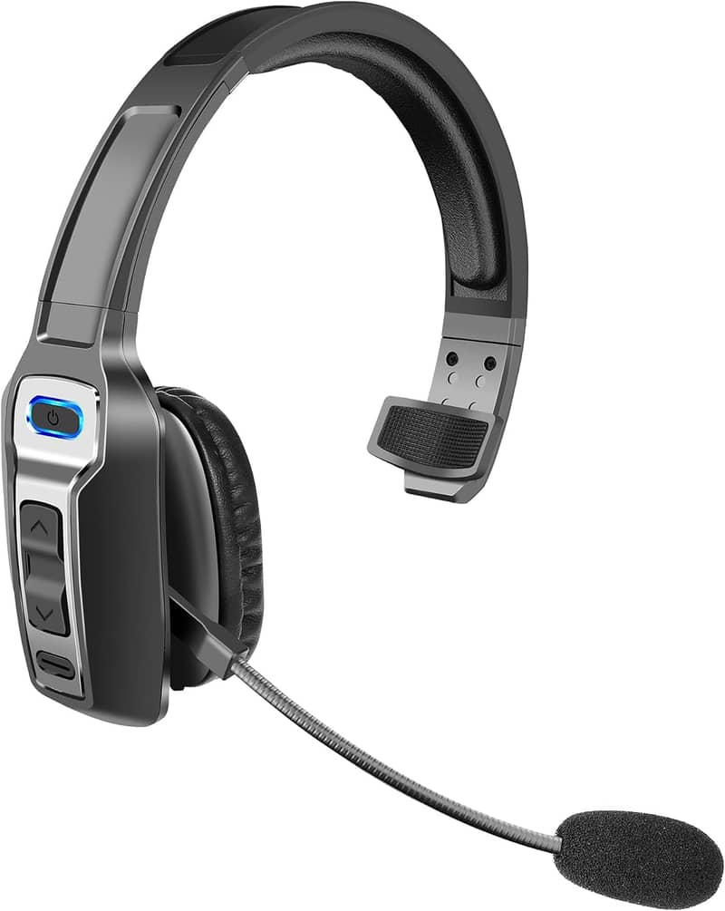 Call Center Bluetooth Headset, Wireless Noise Canceling Headphones 9