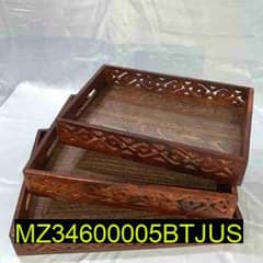 wooden tray|delivery available all over Pakistan