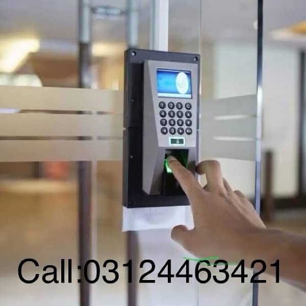 zkteco fingerprint card main Gate electric door access control lock 0