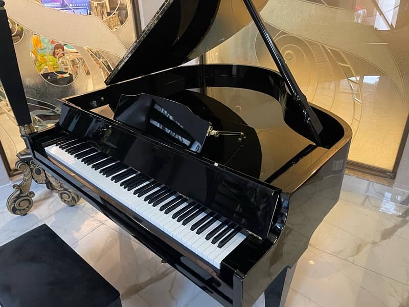 Grand Piano Brand New / Drums / Guitars / Keyboard / Rug / pool table 5