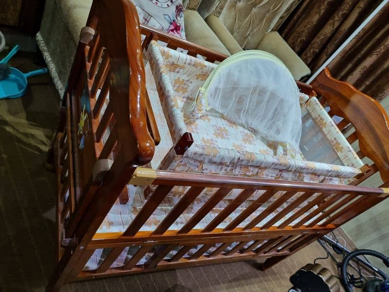 kids imported bed and swing with insects net 1