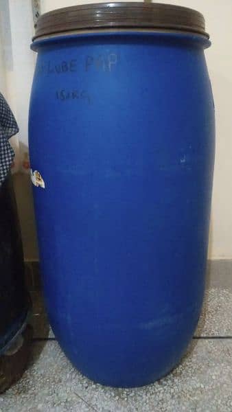 water drum 160 ltrs 1