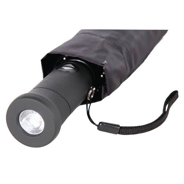 automatic portable Folding Umbrella with Flashlight Executive Size 11