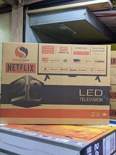 28" UHM SLIM LED TV! 1