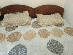 2 Single Beds used for sale on urgent basis 0