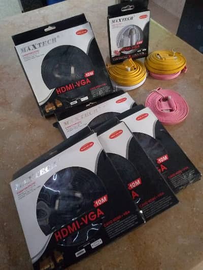 MAXTECH HDMI TO VGA cable 3 Meter 10 meter
