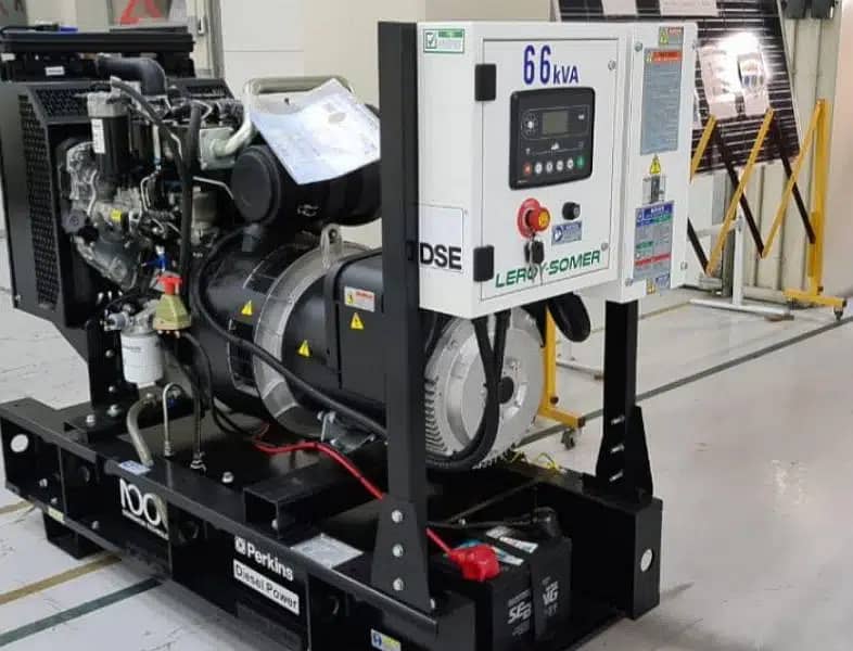 50KVA Perkins Diesel Generator, Ultra Silent Soundproof for all range 10