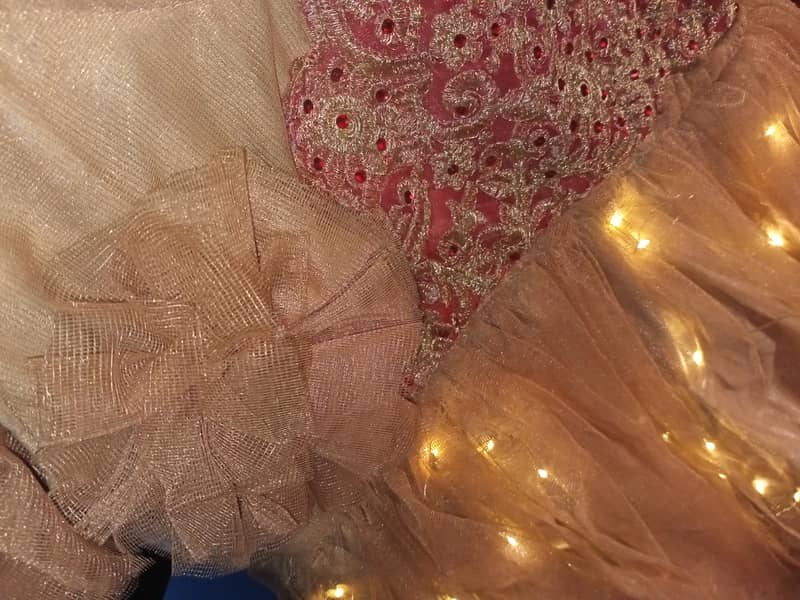Princess fairy led lights fancy Frocks 3 to 4 years baby 7