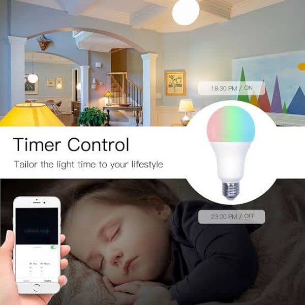 2× Smart wifi bulb  [also Wifi led strips available] 2